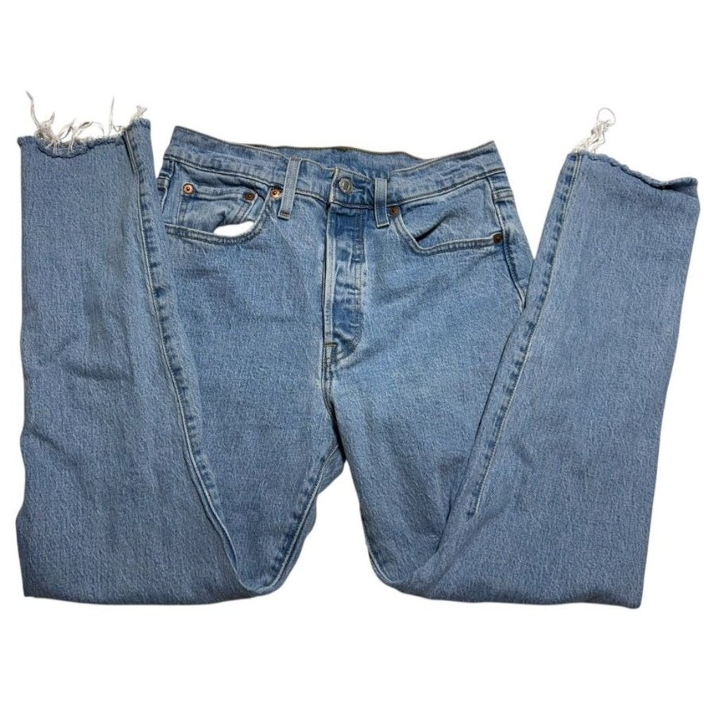 Levi's 501 Straight Cut Cropped Jeans Waist 28